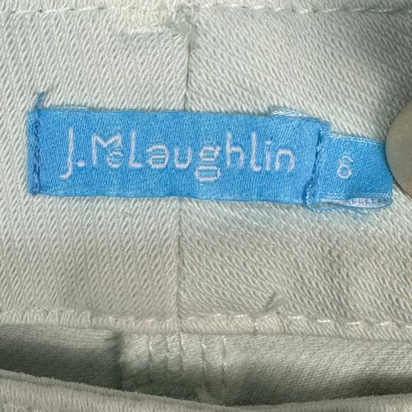 J Mclaughlin Pants Womens 6 Mint Green Lexi Jeans Pockets Stretch Casual Preppy - Picture 6 of 13